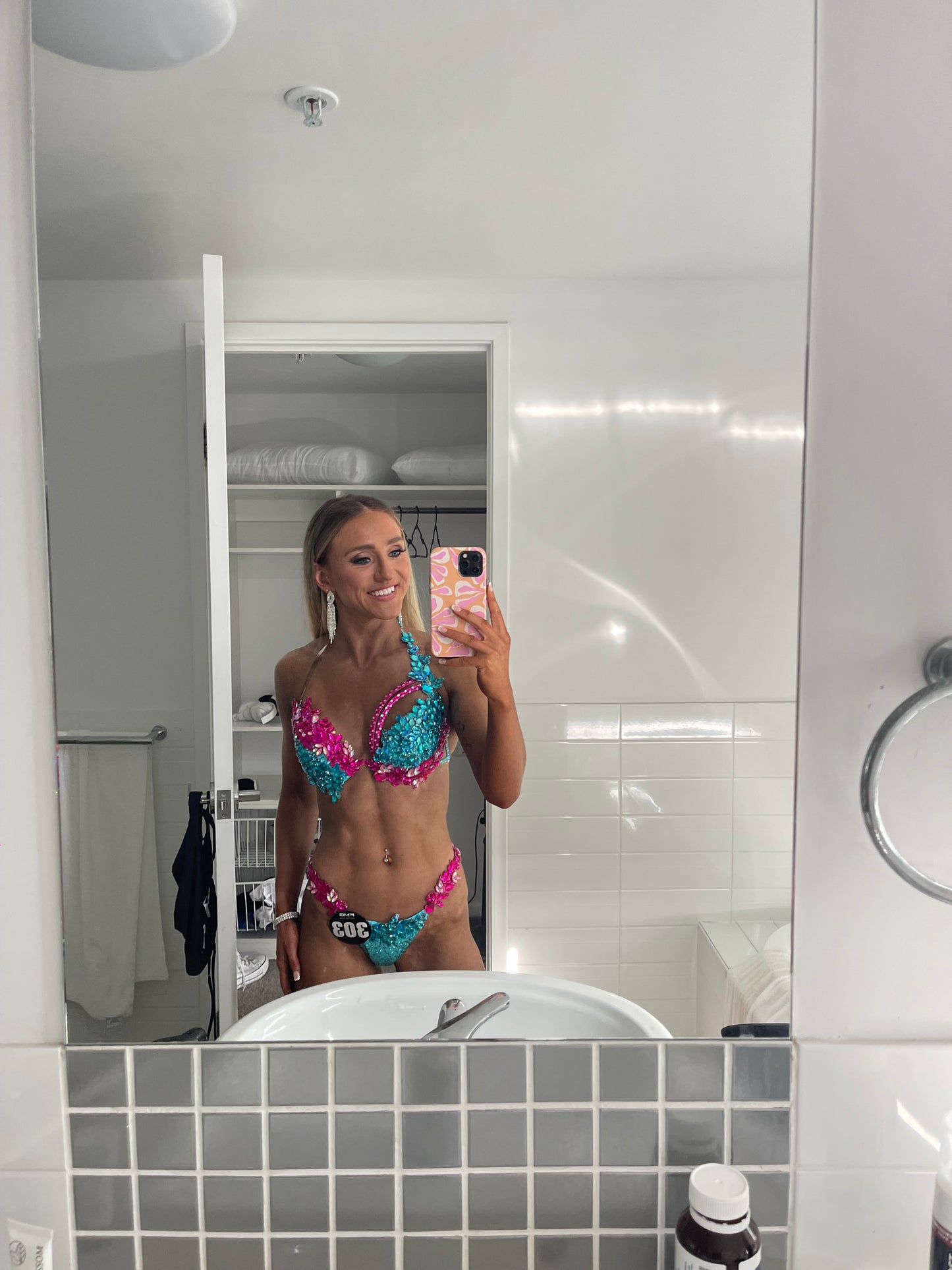 Blue/Pink Bikini