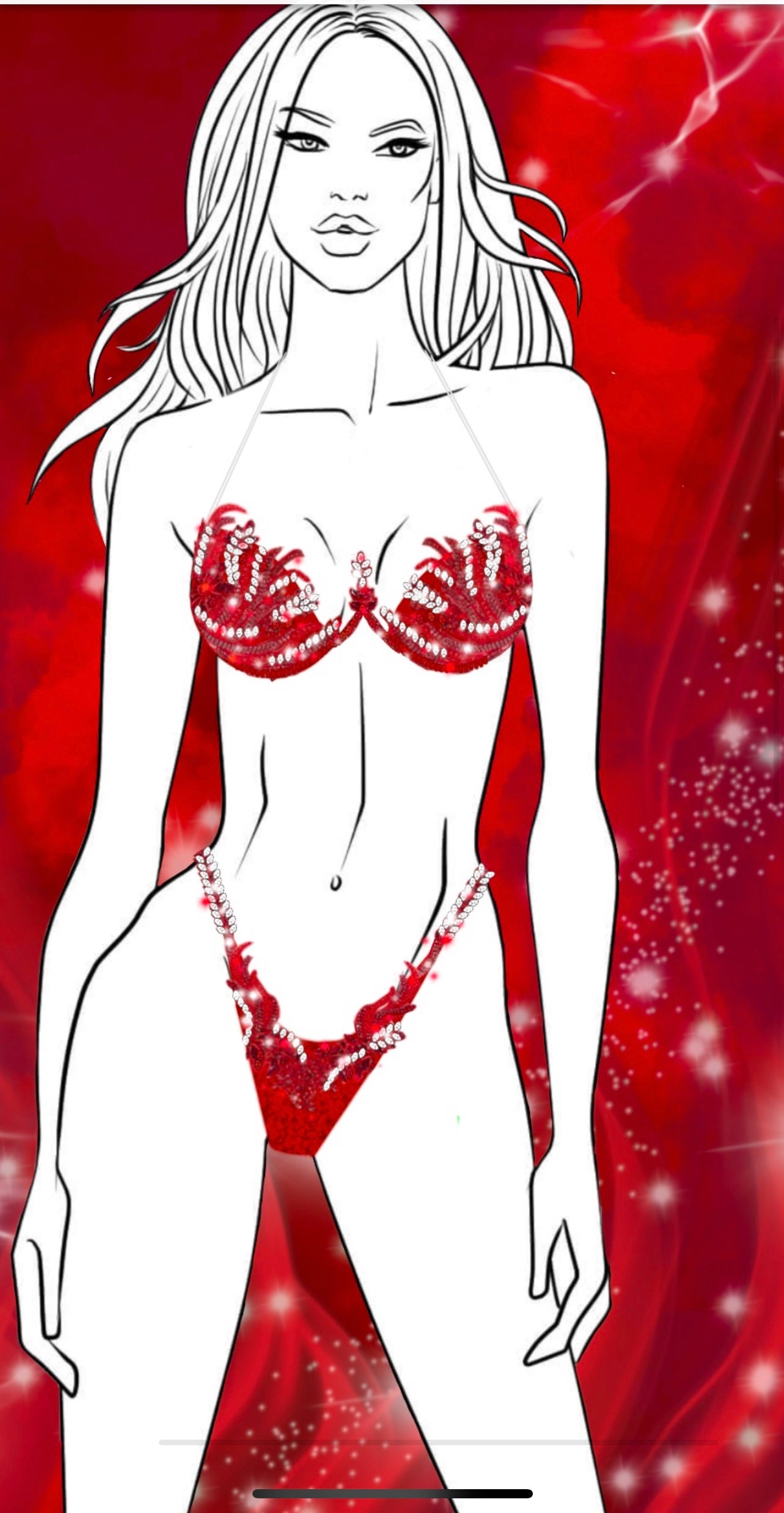 Red FMG Bikini