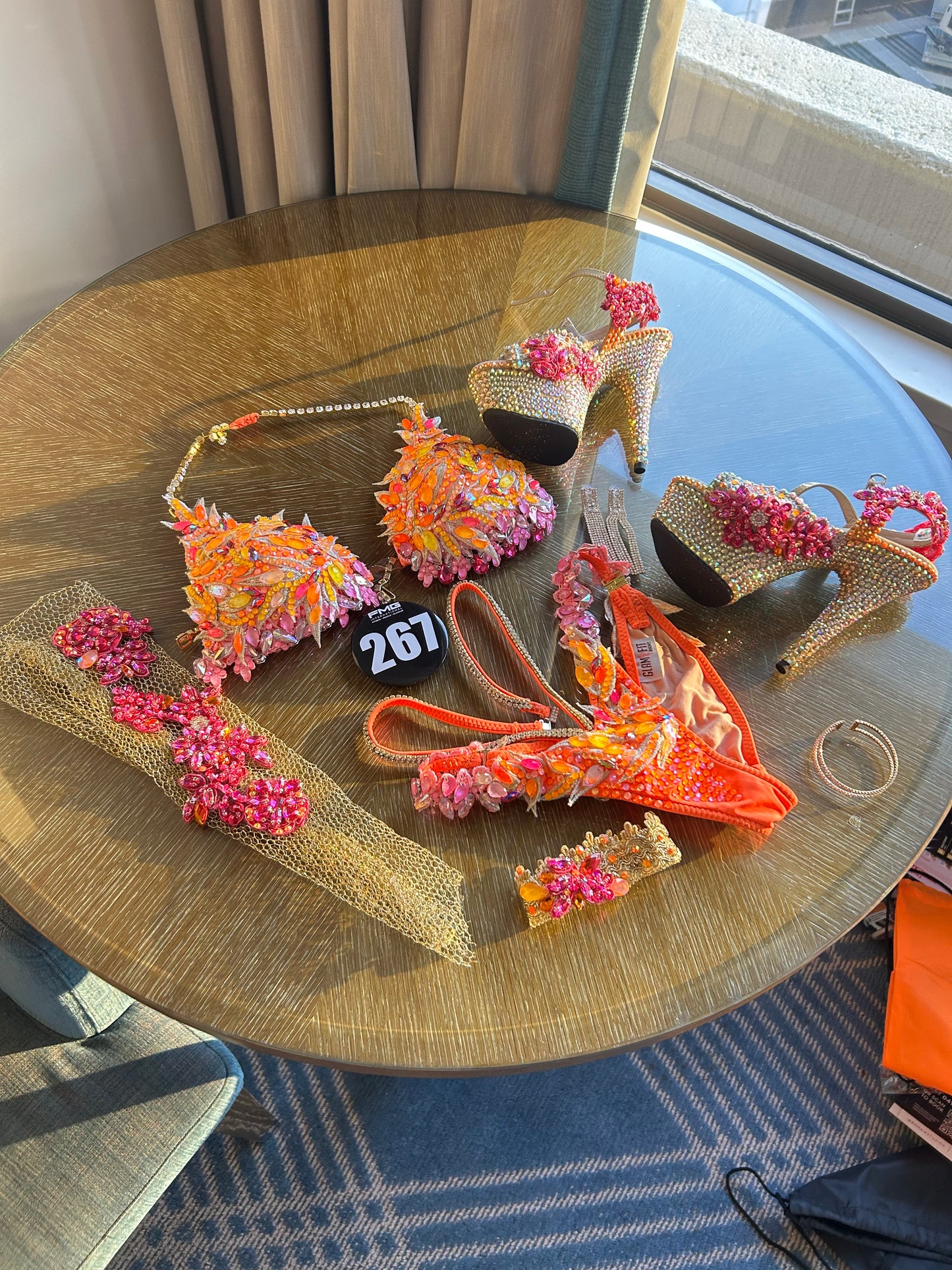 Orange & Pink FMG Bikini