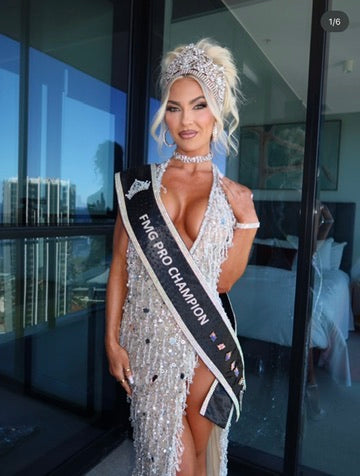 Silver Evening Dress