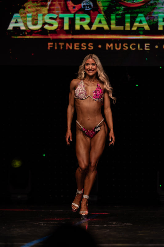 Pink + White FMG Bikini