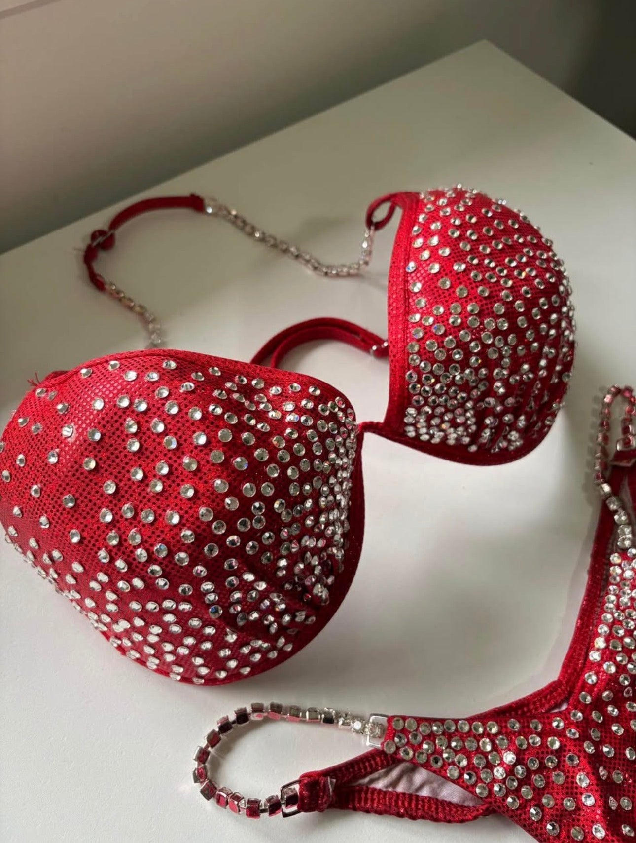 Red Glitz Bikini