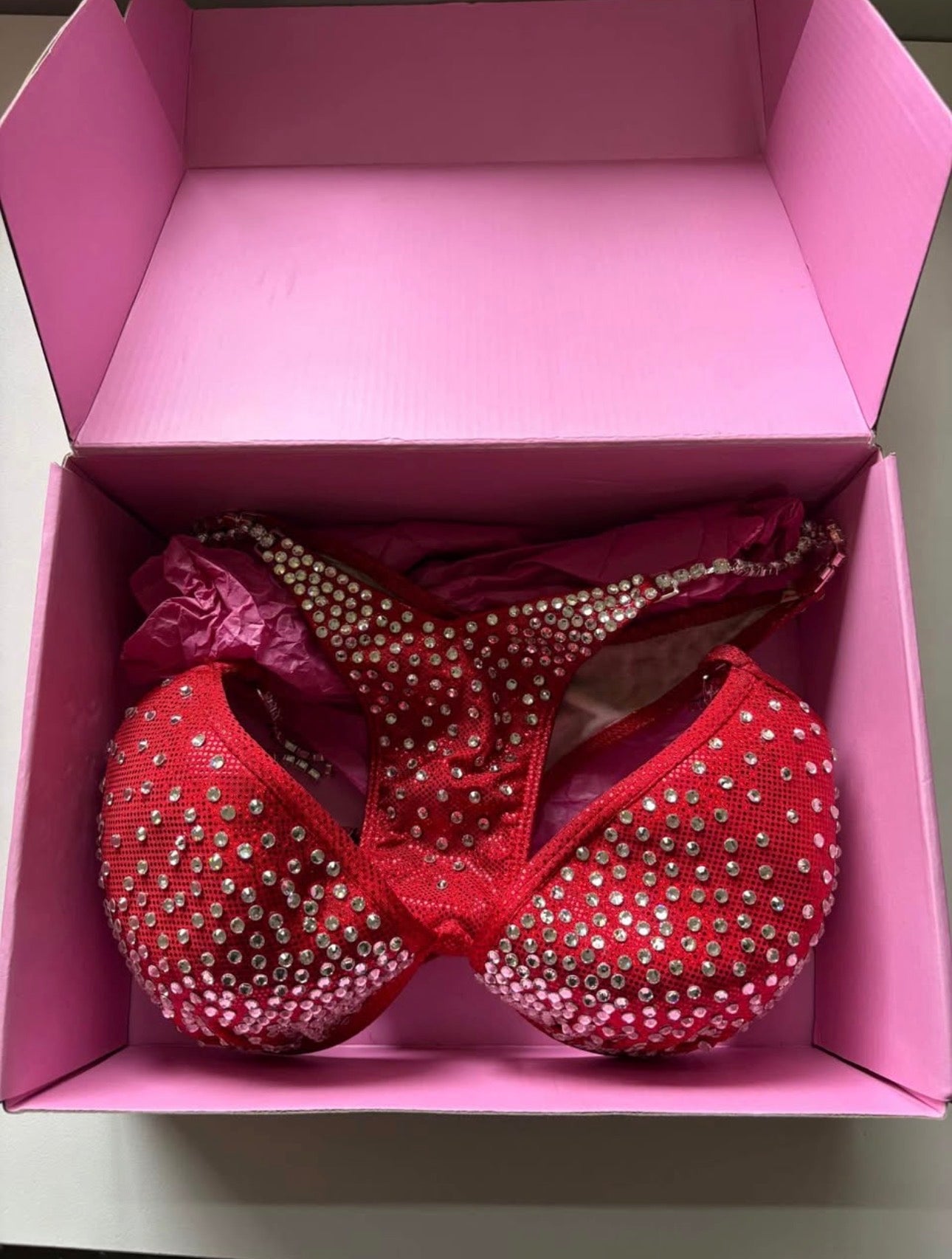 Red Glitz Bikini