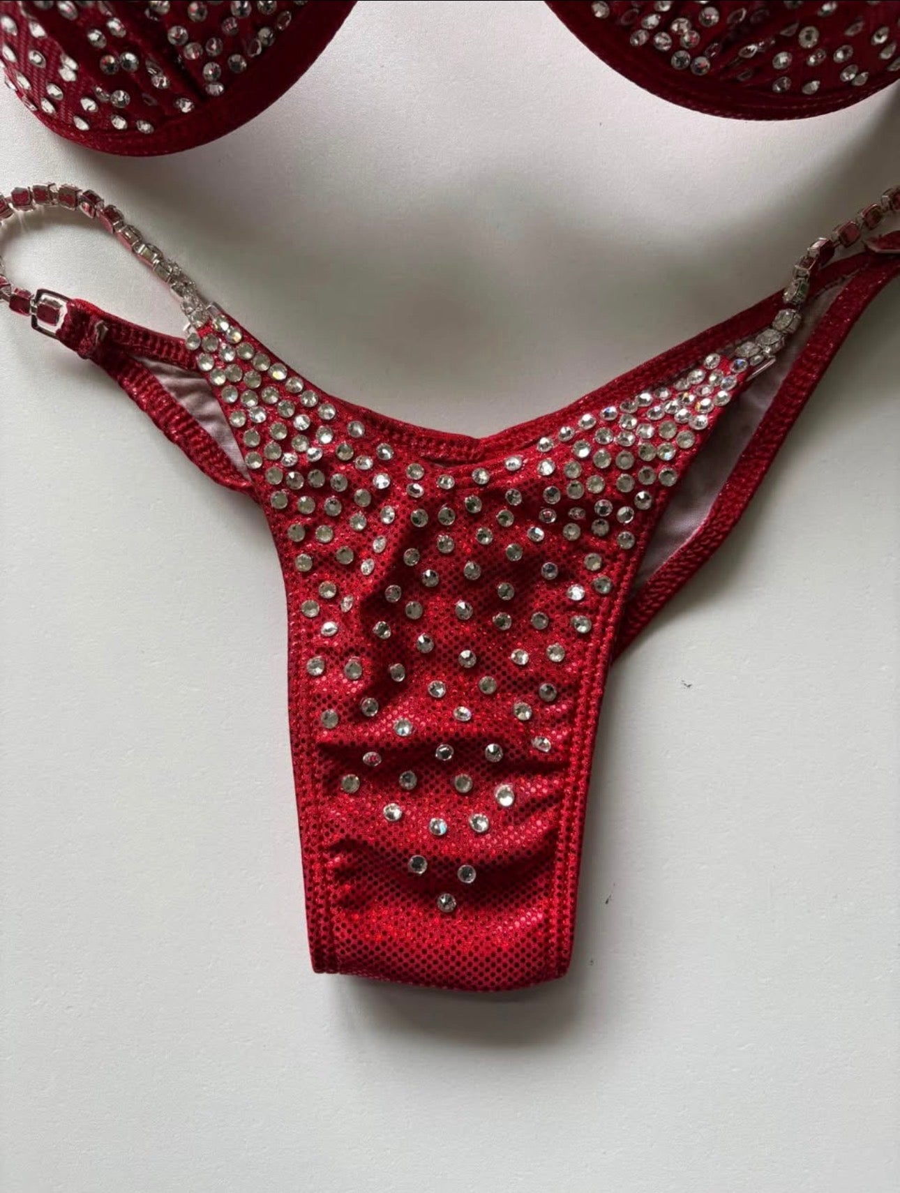 Red Glitz Bikini