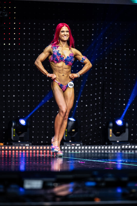Pink & Blue Butterfly FMG Bikini