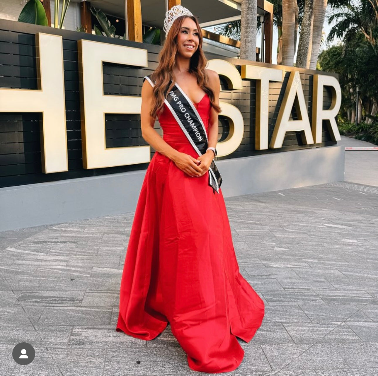 Red Ballgown