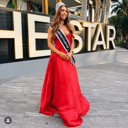 Red Ballgown