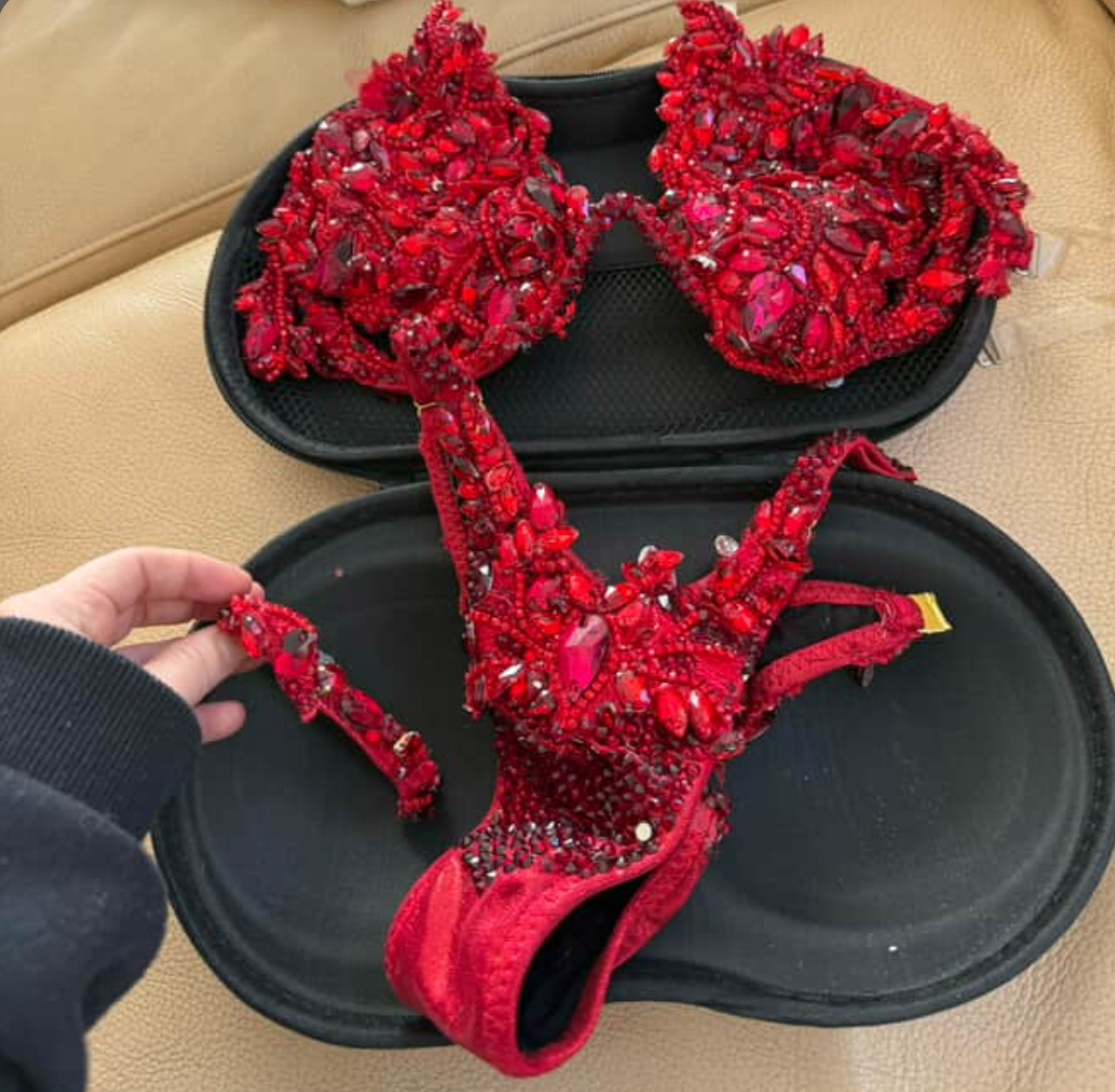 Rich Red FMG Bikini