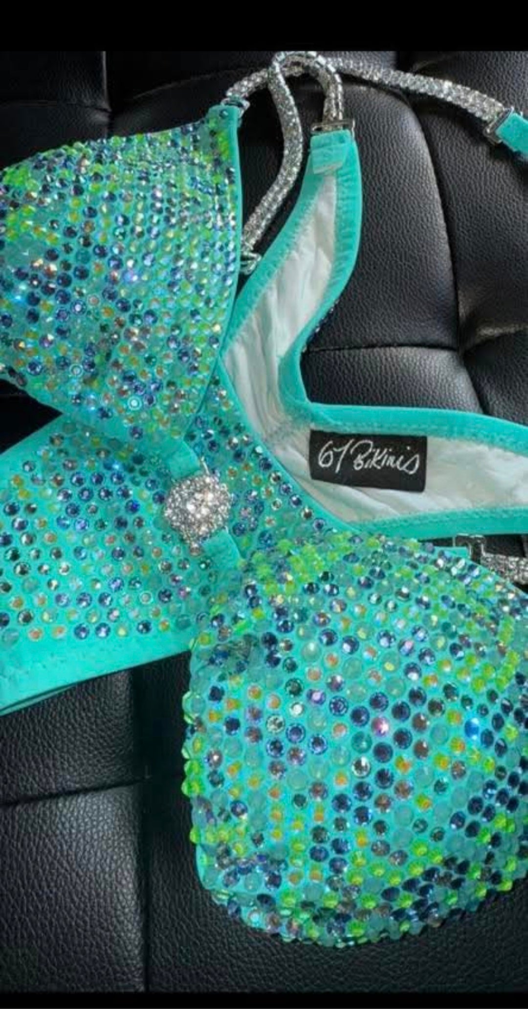Dazzling Teal Stage Bikini