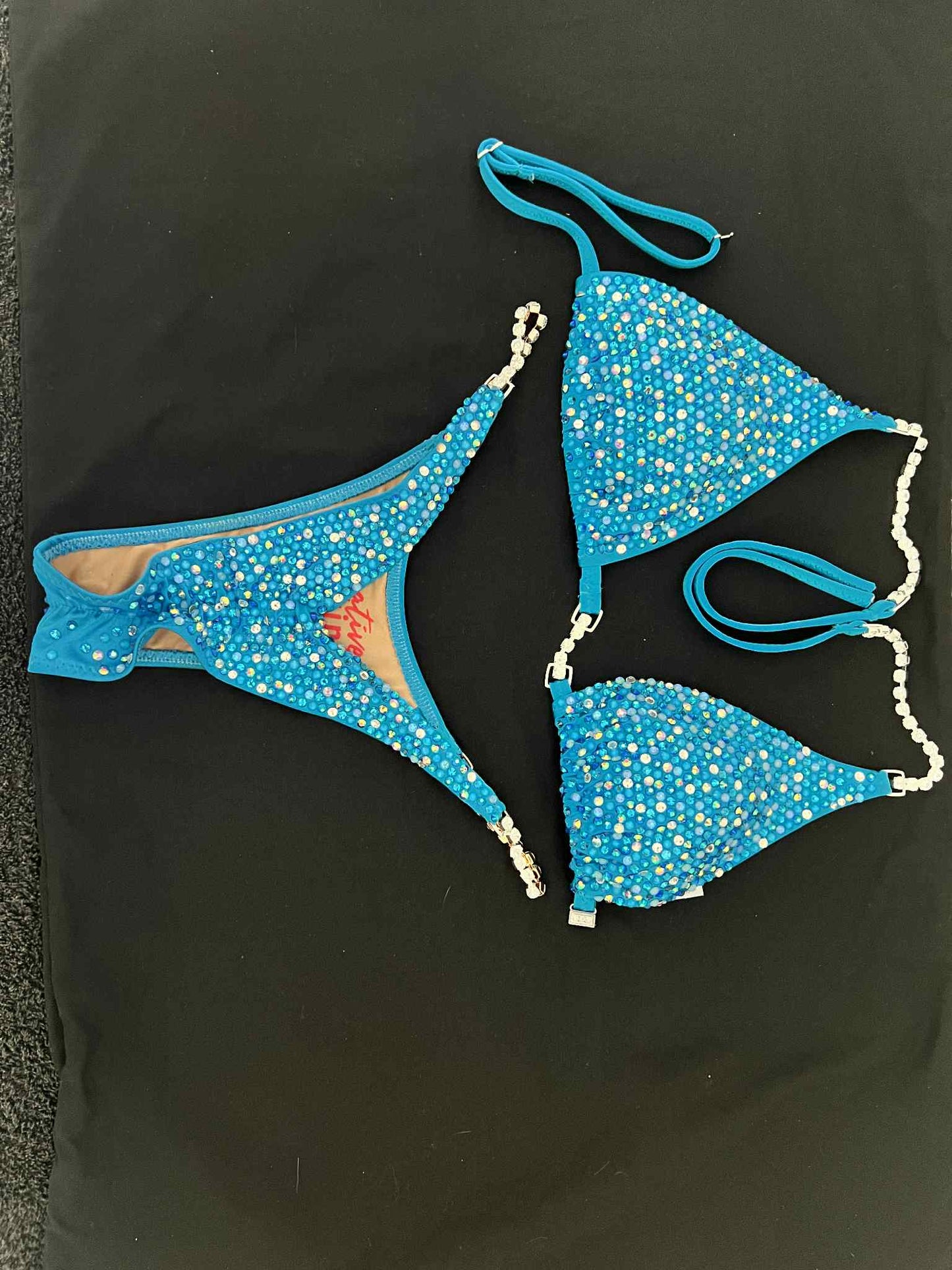 Stand out on stage Blue Bikini
